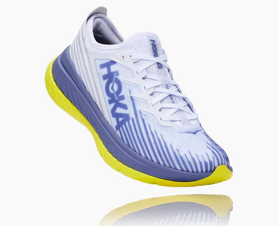 Zapatillas Running Hoka One One Hombre - Carbon X-Spe - Blancas/Azules - QGY387104